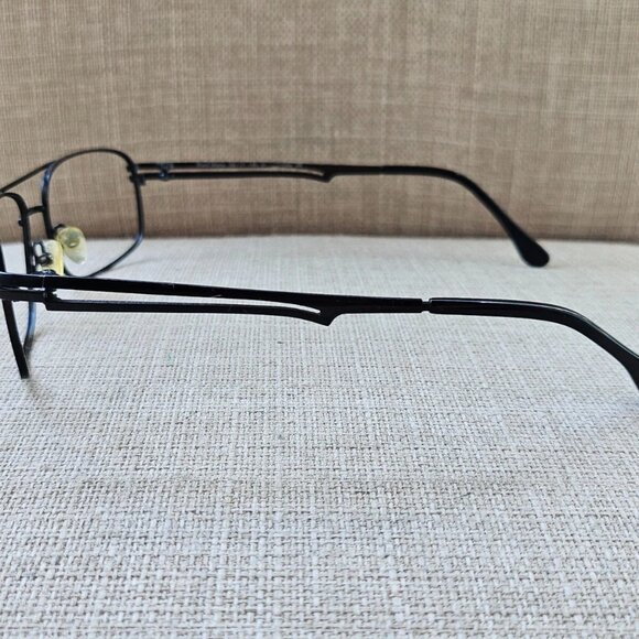 Kirkland Signature Men Eyeglasses Frame Columbia Black Matte Glasses Made Italy - Picture 5 of 13